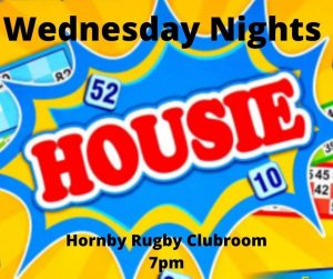 Housie Wednesday Nights @ Hornby Rugby Clubrooms