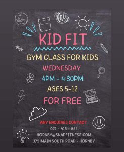 Kid Fit - Free Gym Class at Snap Fitness Hornby @ Snap Fitness Hornby
