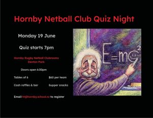 Quiz Night - Hornby Netball @ Hornby Rugby/Netball Clubrooms in Denton Park | Christchurch | Canterbury | New Zealand